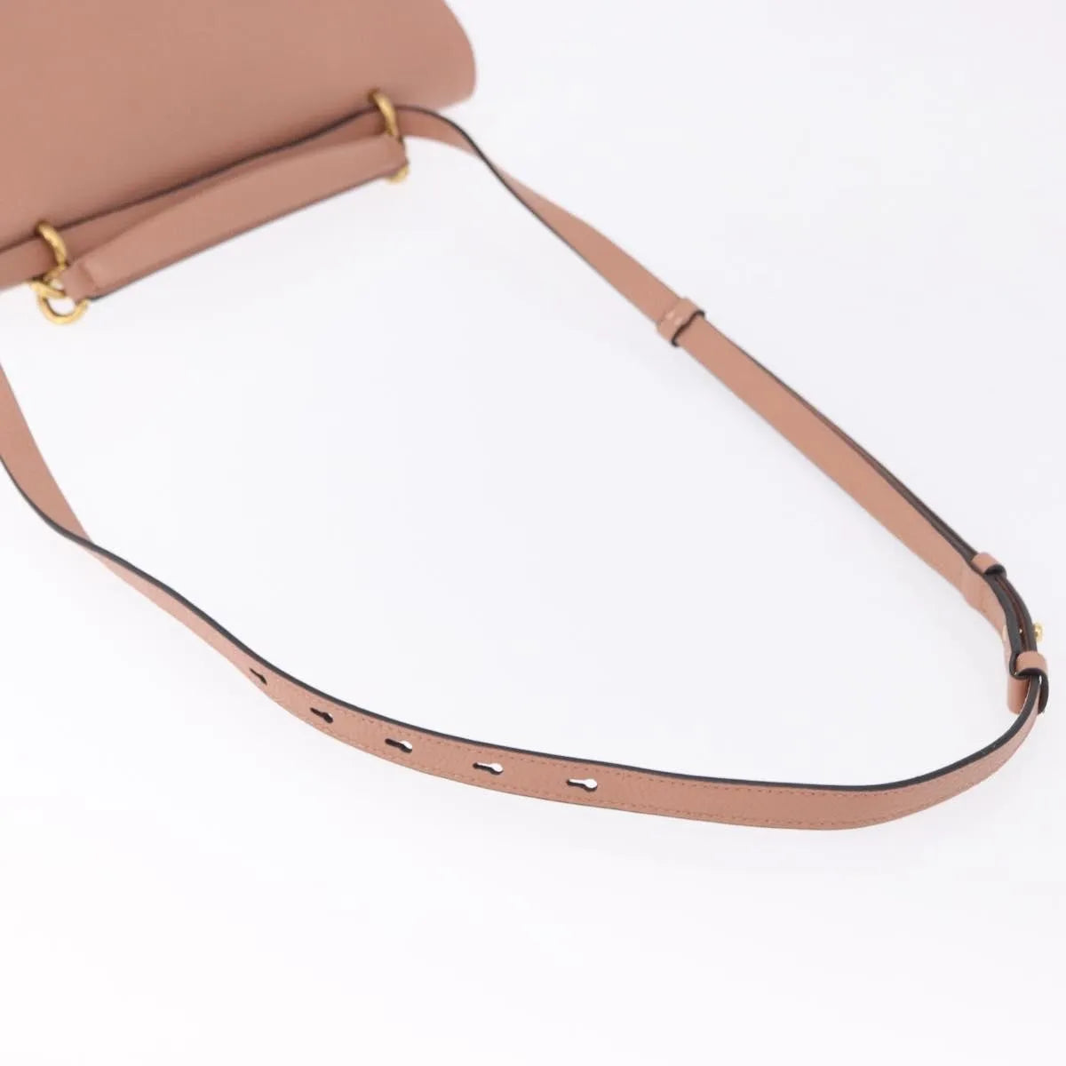 Salvatore Ferragamo Margot Satchel Leather Pink Leather Handbag (Pre-Owned)