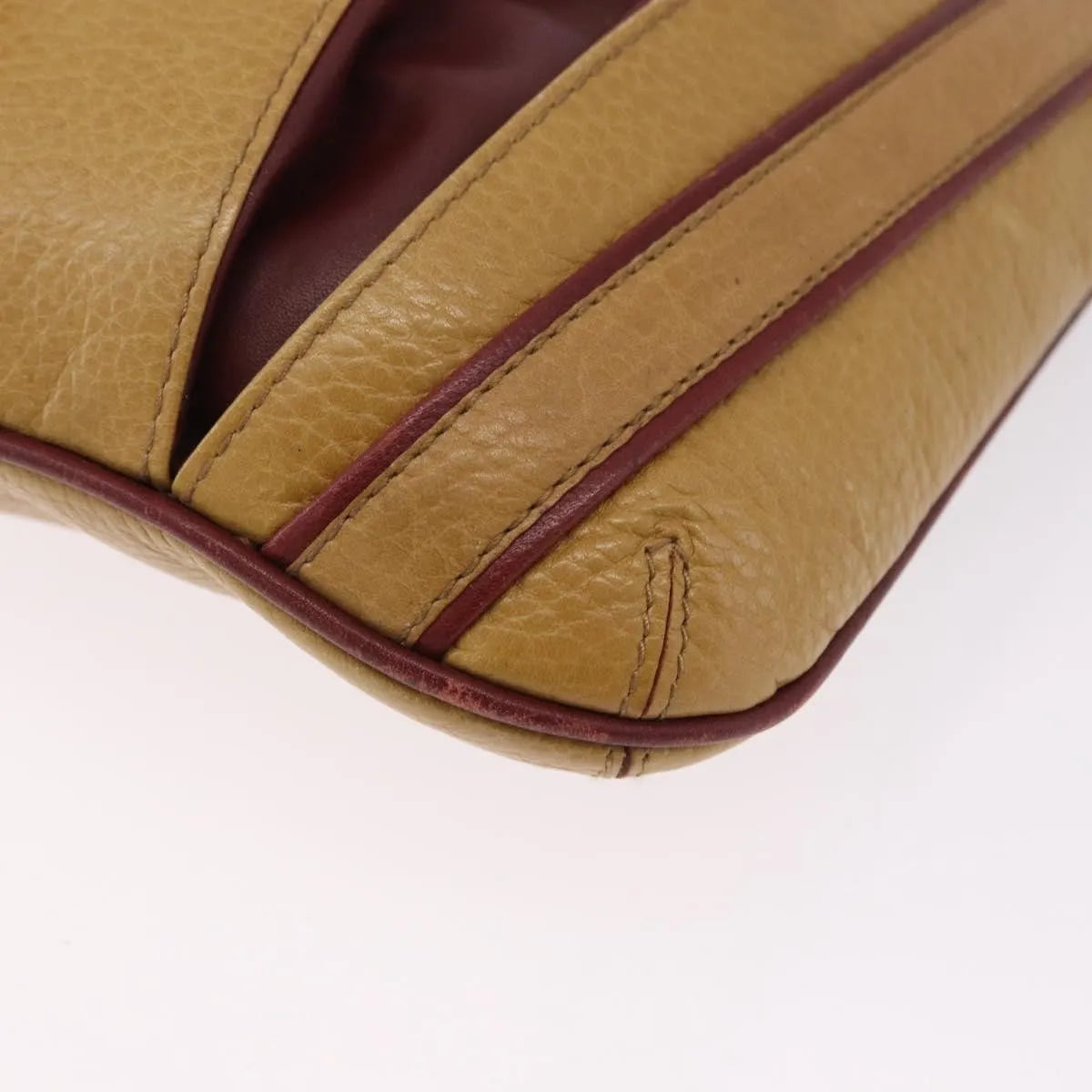 Cartier Tasseled Must De Cartier Leather Brown Leather Shoulder Bag Bag (Pre-Owned)