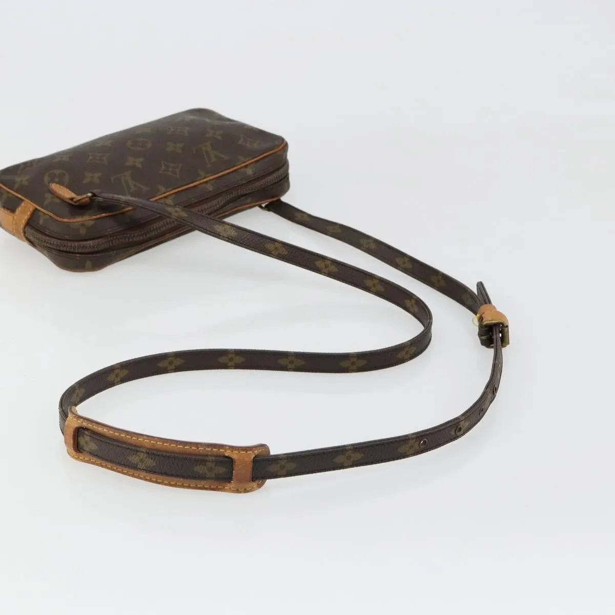 Louis Vuitton Pochette Marly Bandouliere Monogram Canvas Brown Canvas Shoulder Bag Bag (Pre-Owned)
