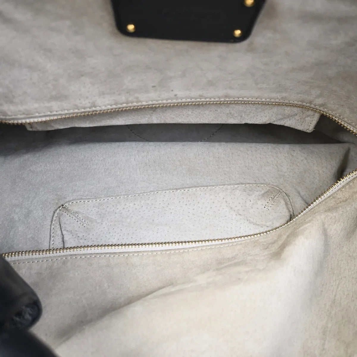 Loewe Anagram Logo Nappa Aire Hand Leather Black Leather Tote Bag Bag (Pre-Owned)