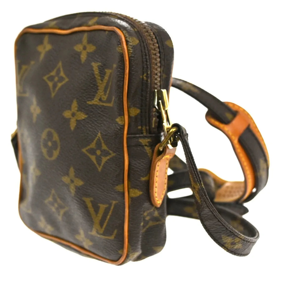 Louis Vuitton Danube Monogram Canvas Brown Canvas Clutche & Pouche Bag (Pre-Owned)
