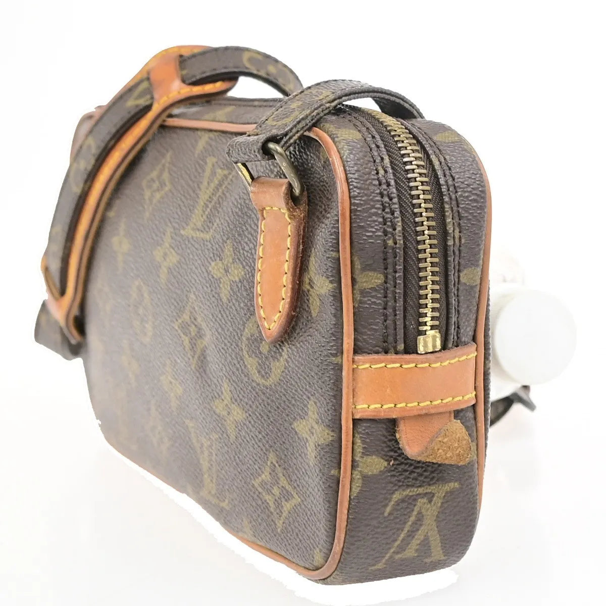 Louis Vuitton Pochette Marly Bandouliere Monogram Canvas Brown Canvas Shoulder Bag Bag (Pre-Owned)