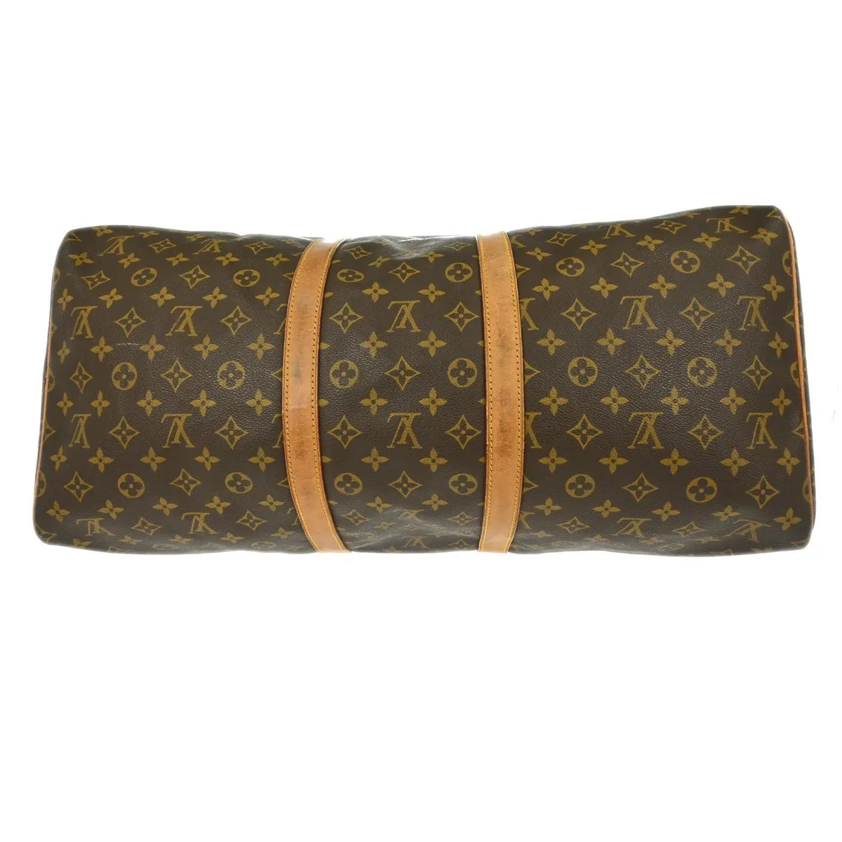 Louis Vuitton Keepall Monogram Canvas Brown Canvas Travel Bag Bag (Pre-Owned)