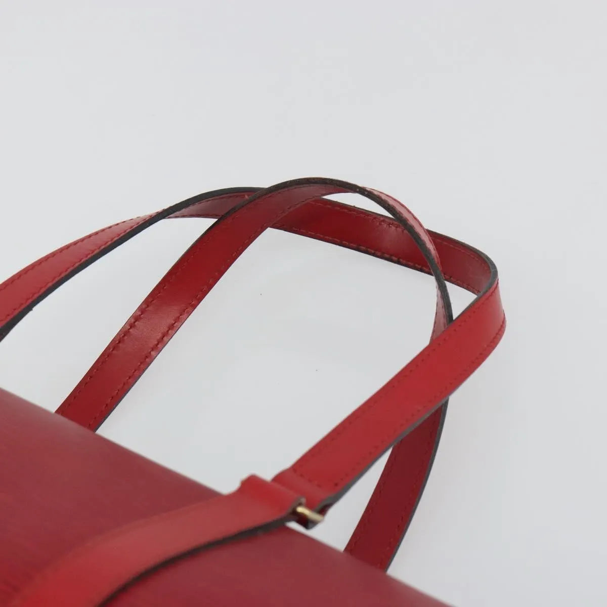 Louis Vuitton Soufflot Epi Leather Red Leather Handbag (Pre-Owned)