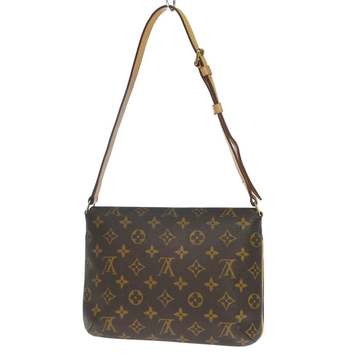 Louis Vuitton Musette Tango Monogram Canvas Brown Canvas Shoulder Bag Bag (Pre-Owned)