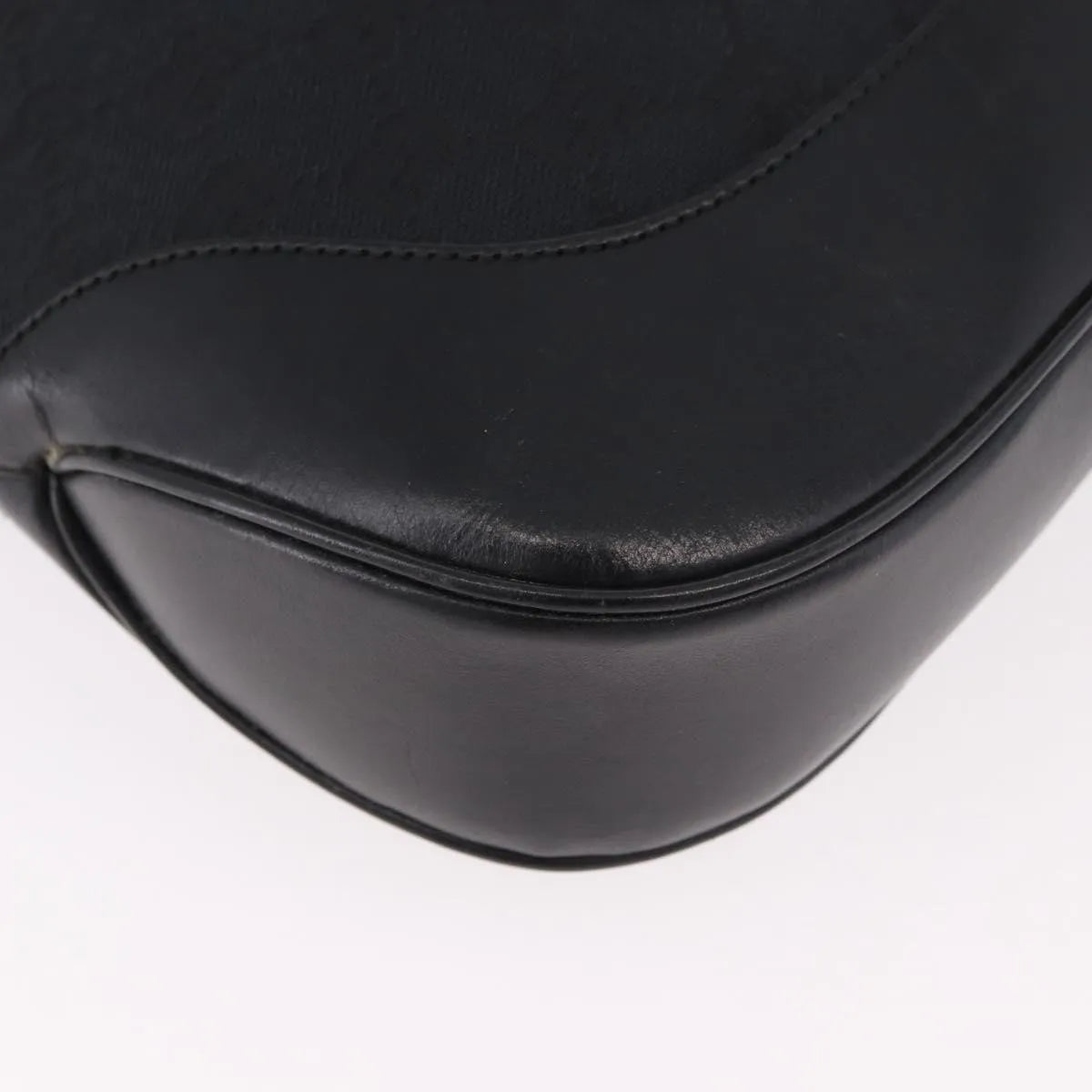 Gucci Vintage Jackie O Hobo Canvas And Leather Black Canvas Shoulder Bag Bag (Pre-Owned)