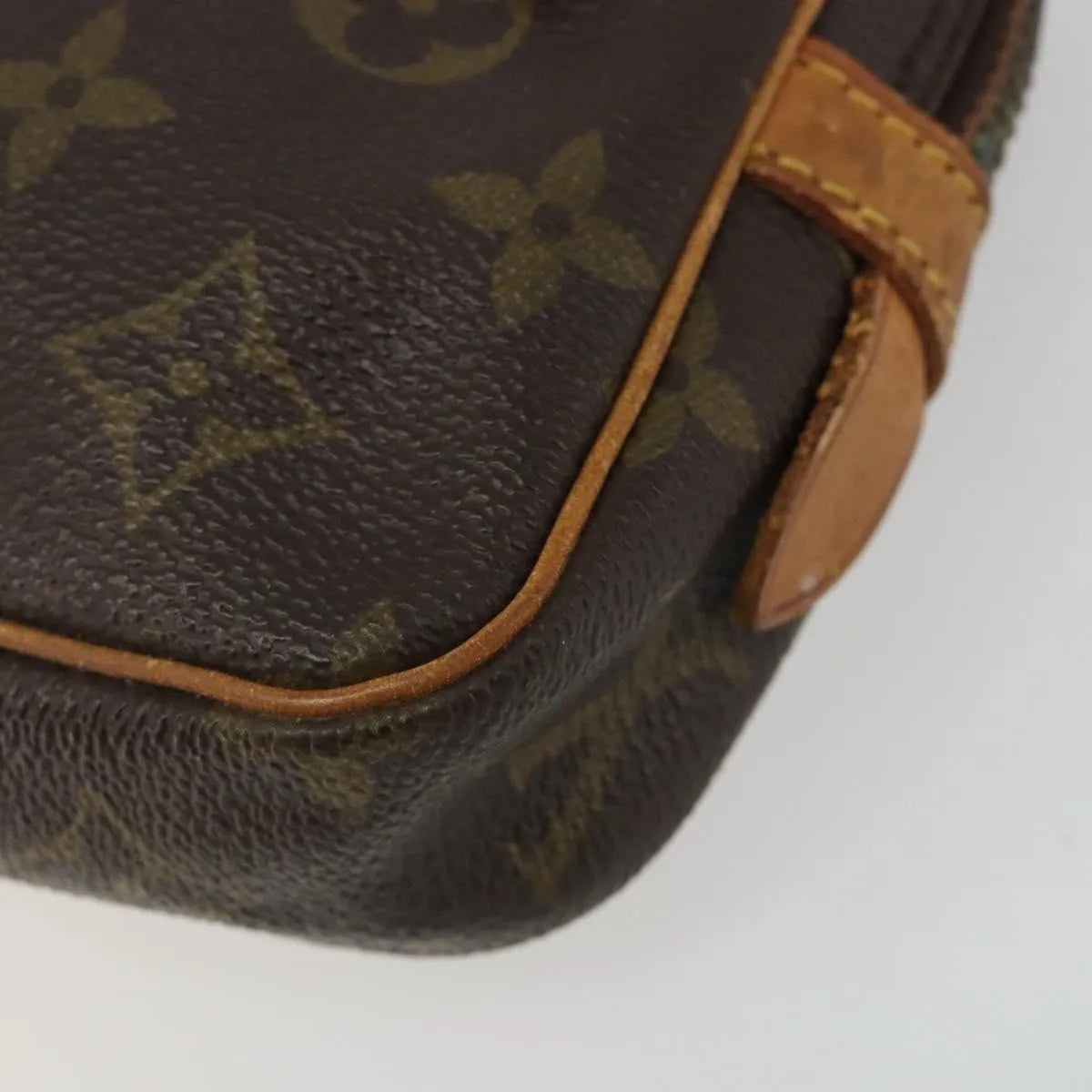 Louis Vuitton Pochette Marly Bandouliere Monogram Canvas Brown Canvas Shoulder Bag Bag (Pre-Owned)