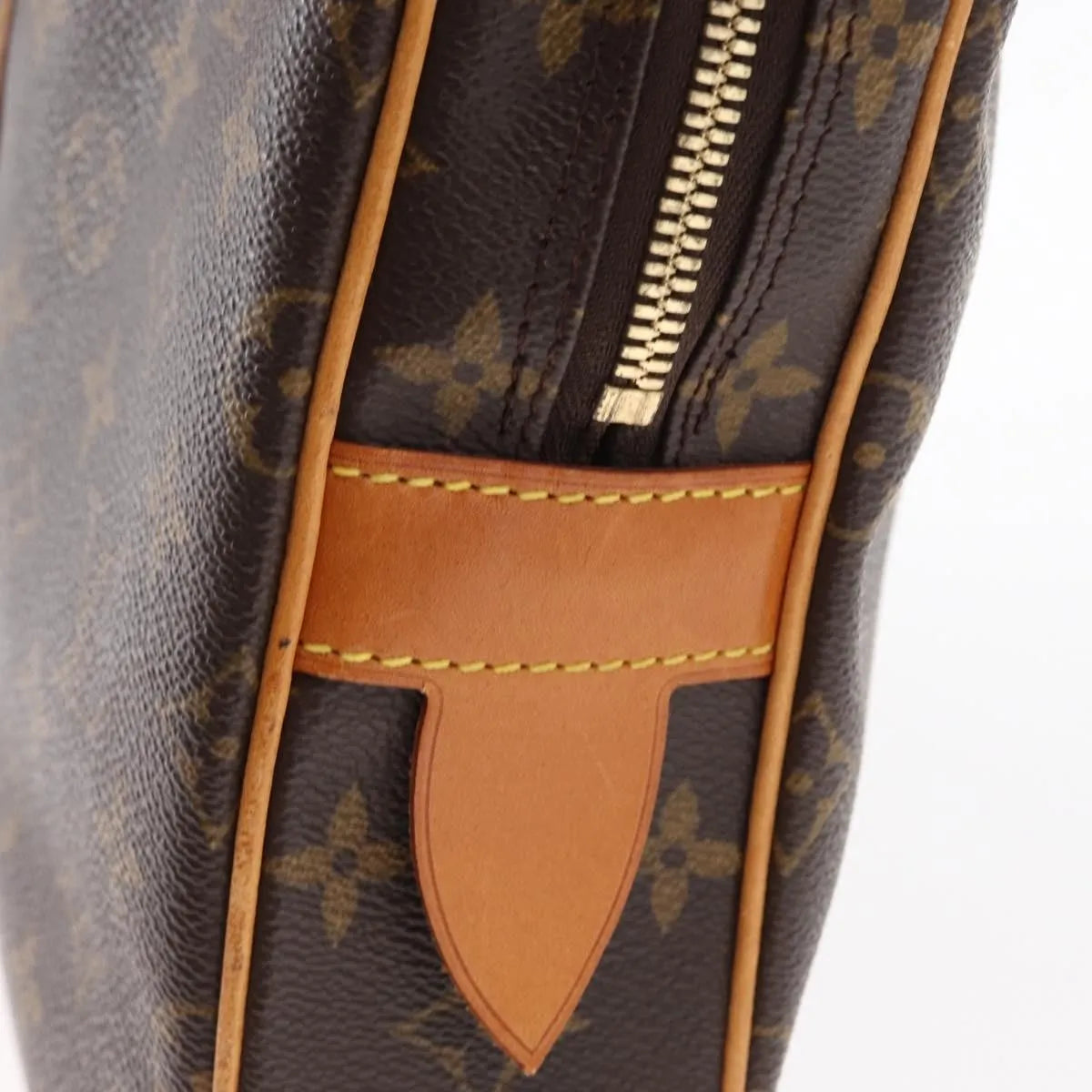 Louis Vuitton Porte Documents Voyage Monogram Canvas Brown Canvas Briefcase Bag (Pre-Owned)