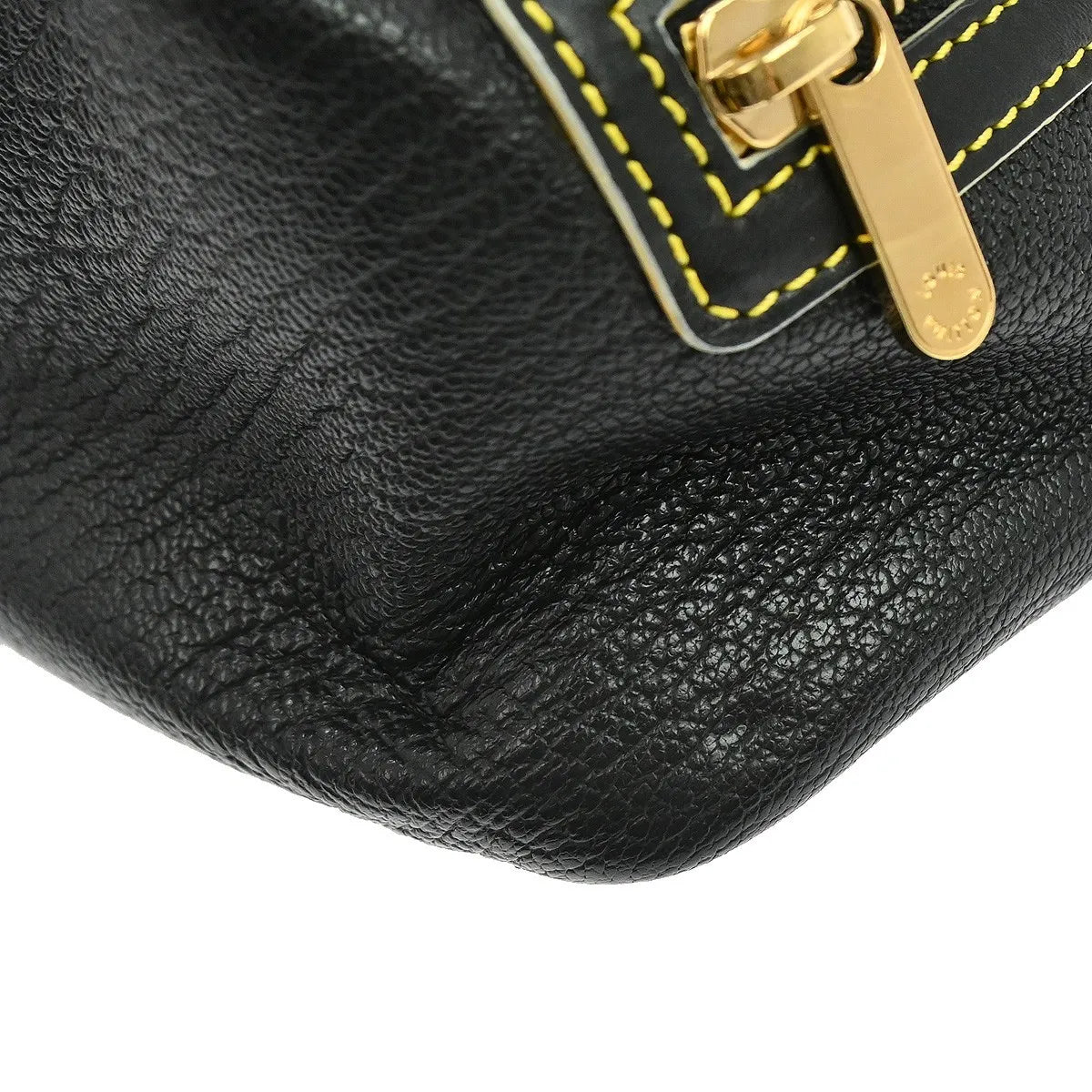Louis Vuitton Suhali L'ingenieux Leather Black Leather Handbag (Pre-Owned)