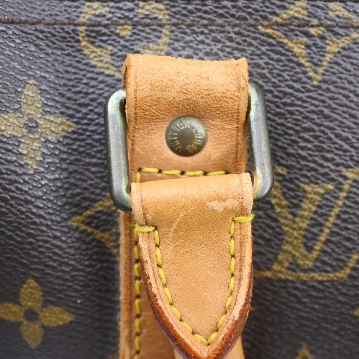 Louis Vuitton Keepall Bag Monogram Canvas Brown Canvas Travel Bag Bag (Pre-Owned)