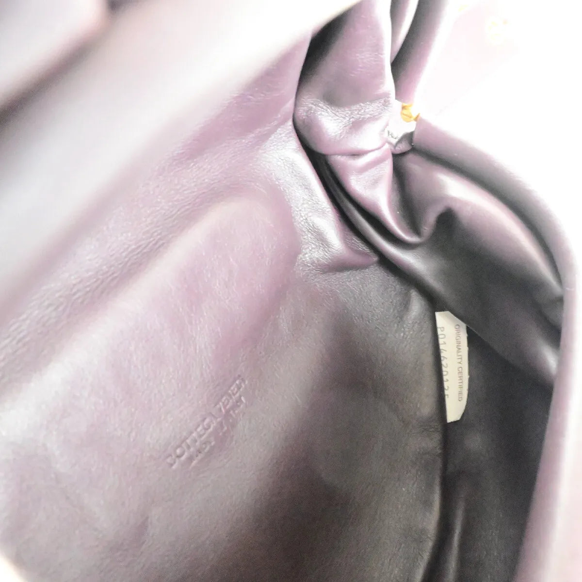 Bottega Veneta The Chain Leather Burgundy Leather Bag (Pre-Owned)