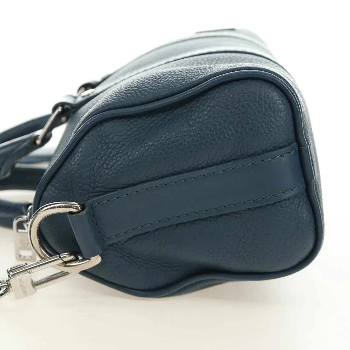 Louis Vuitton Keepall Bandouliere Limited Edition Aerogram Leather Blue Leather Travel Bag Bag (Pre-Owned)