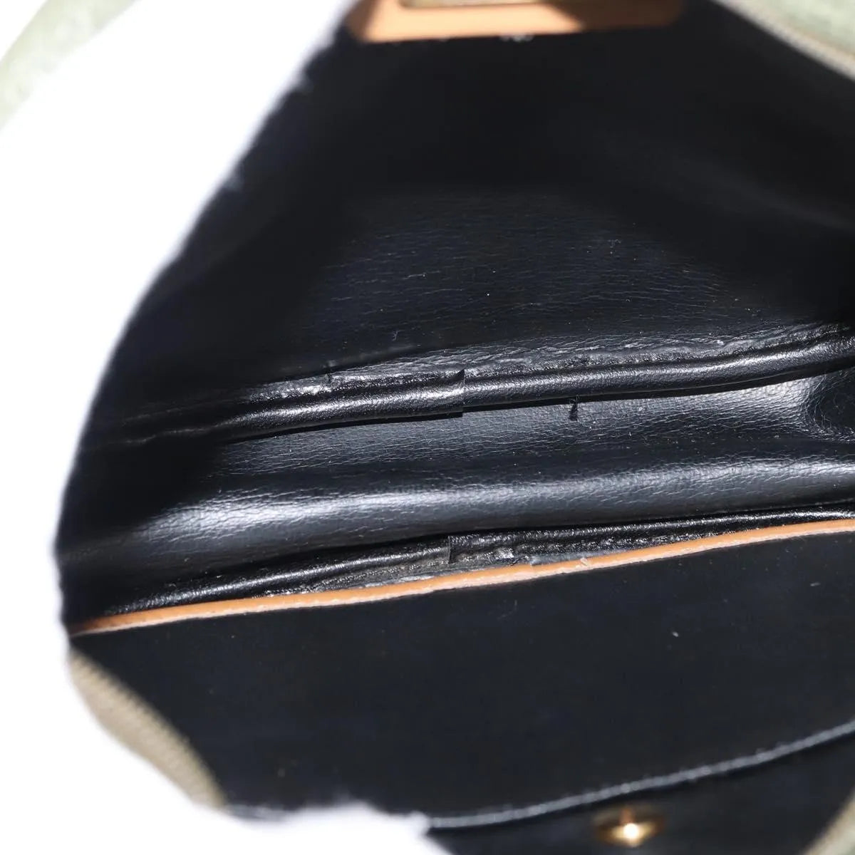 Christian Dior Cd Shoulder Bag Leather Green Leather Shoulder Bag Bag (Pre-Owned)