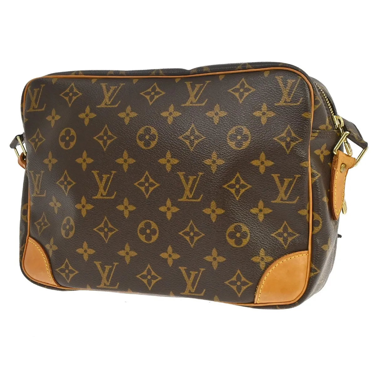 Louis Vuitton Nil Messenger Monogram Canvas Brown Canvas Handbag (Pre-Owned)