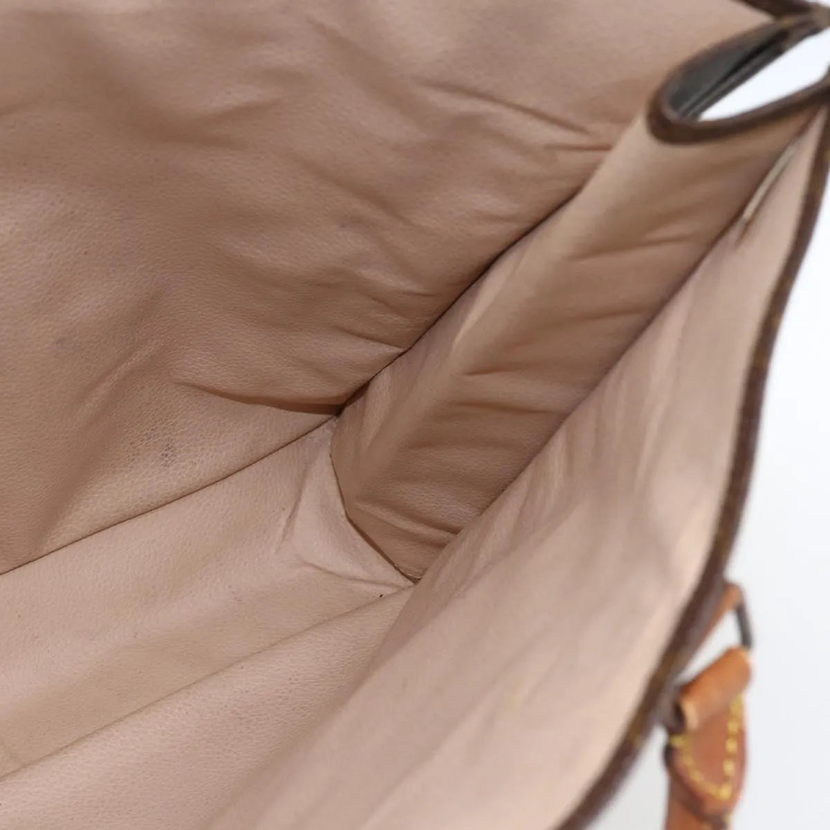 Louis Vuitton Sac Plat Monogram Brown Canvas Tote Bag Bag (Pre-Owned)
