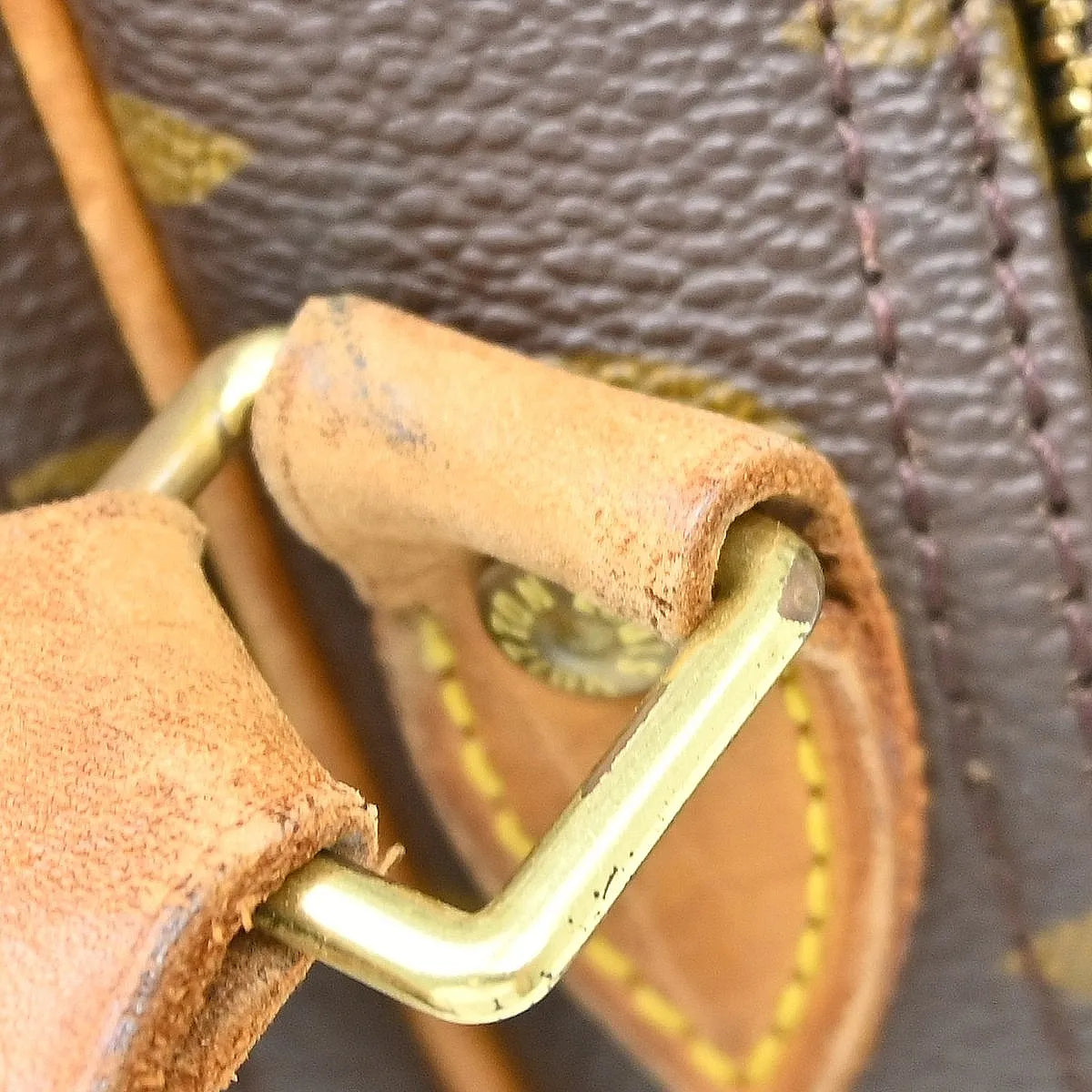 Louis Vuitton Reporter Bag Monogram Canvas Brown Canvas Shoulder Bag Bag (Pre-Owned)