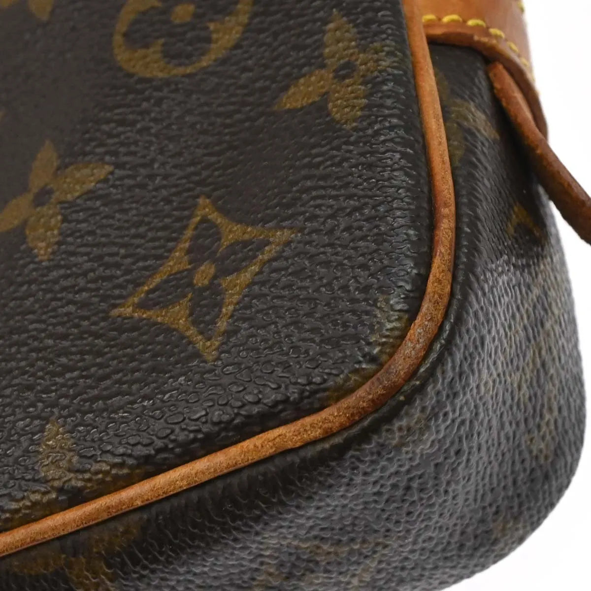 Louis Vuitton Pochette Marly Bandouliere Monogram Canvas Brown Canvas Shoulder Bag Bag (Pre-Owned)