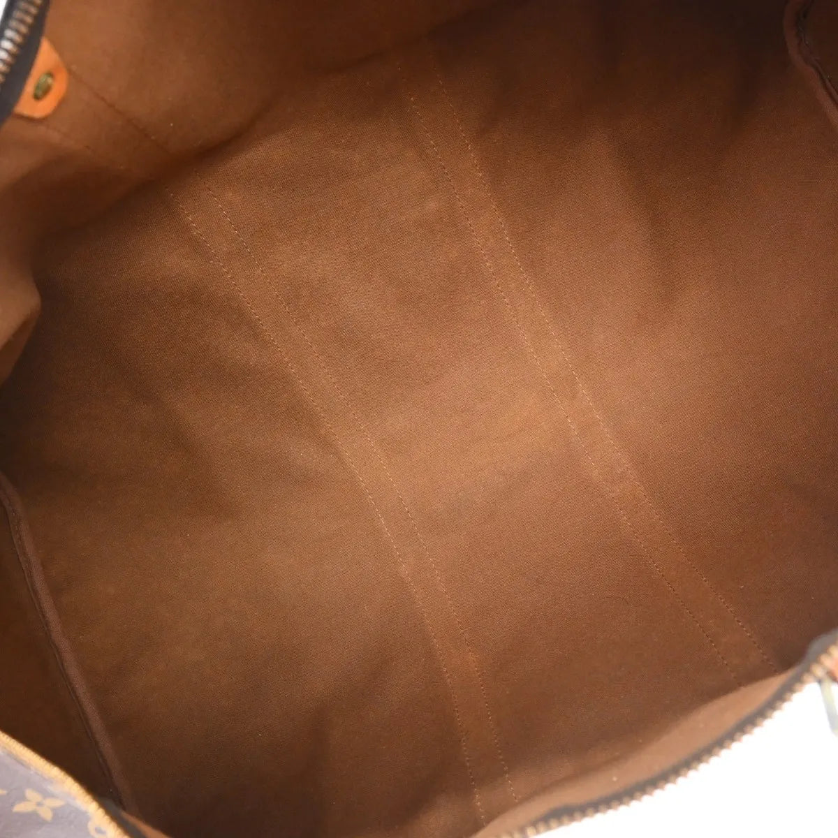 Louis Vuitton Keepall Monogram Canvas Brown Canvas Travel Bag Bag (Pre-Owned)