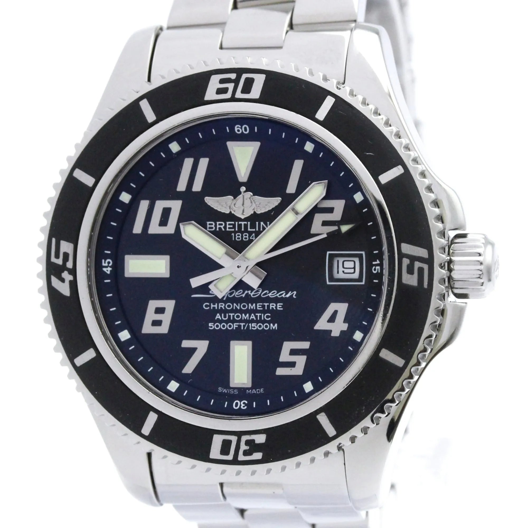 Breitling Superocean 1500M Automatic Stainless Steel Watch (Pre-Owned)