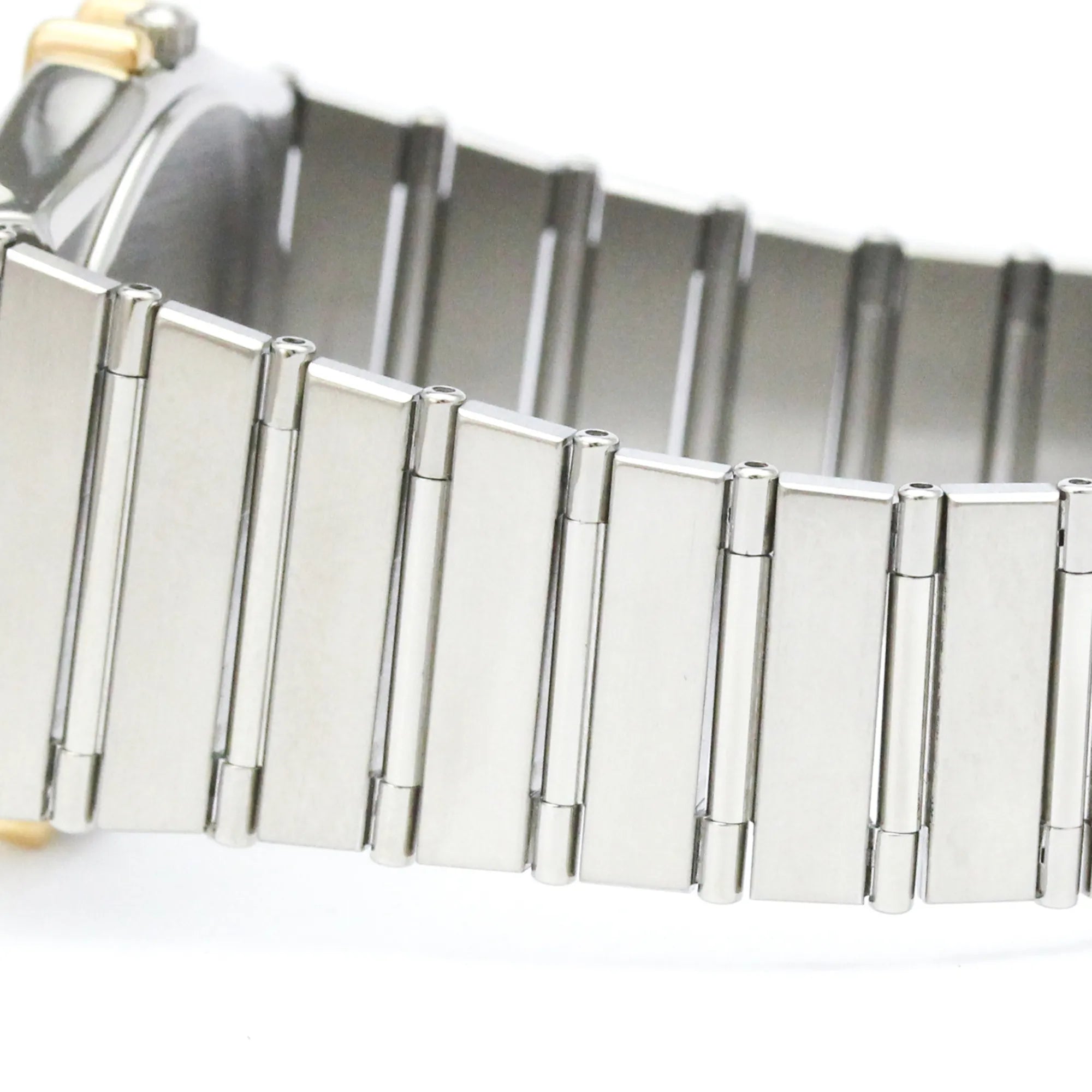 Omega Constellation Manhattan Quartz Stainless Steel And Yellow Gold (18K) Watch (Pre-Owned)