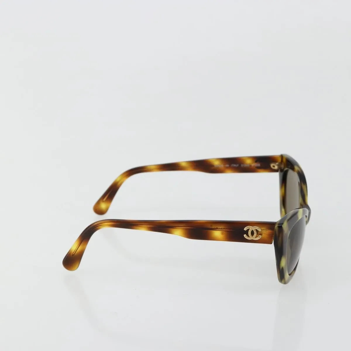 Chanel Logo Cc Sunglasses Plastic Brown Plastic Sunglasse Accessory (Pre-Owned)