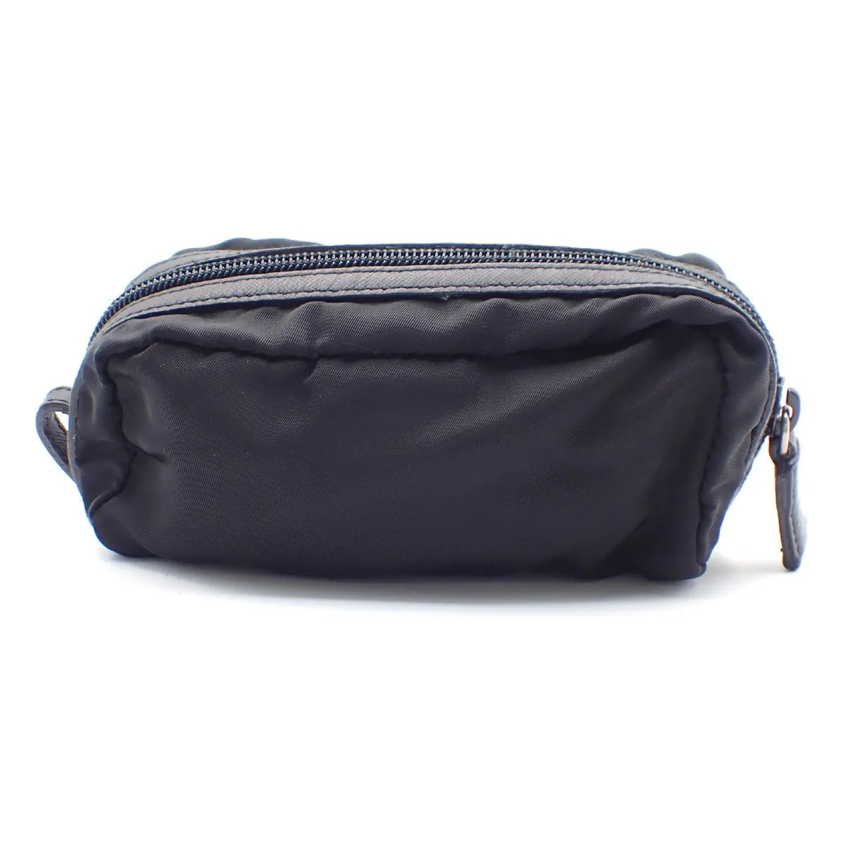 Prada Padded Zip Belt Tessuto Black Nylon Clutche & Pouche Bag (Pre-Owned)