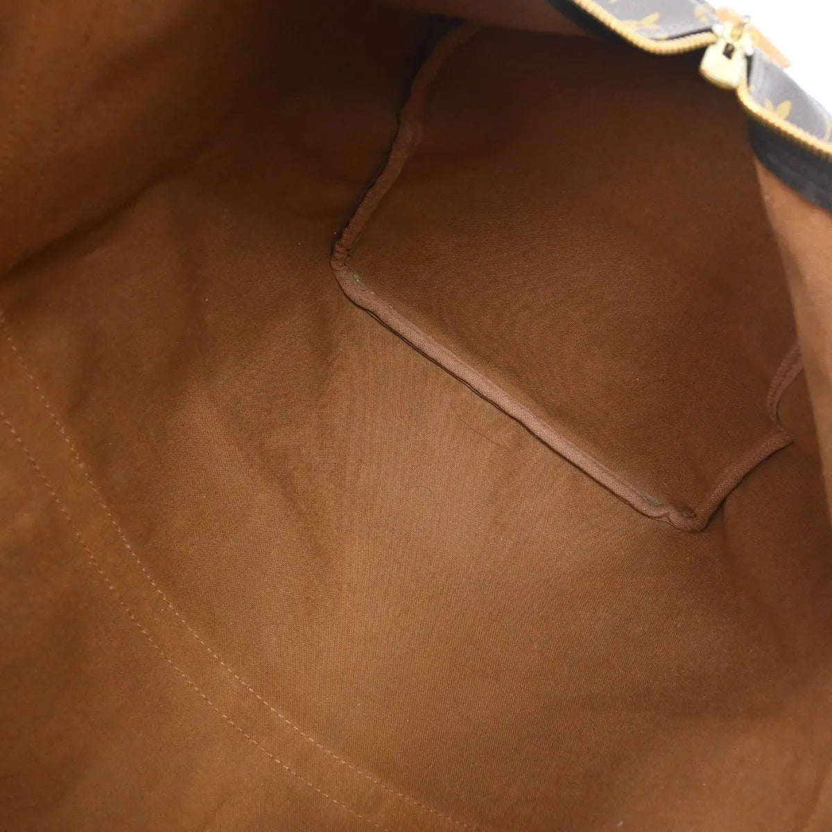 Louis Vuitton Keepall Monogram Canvas Brown Canvas Travel Bag Bag (Pre-Owned)