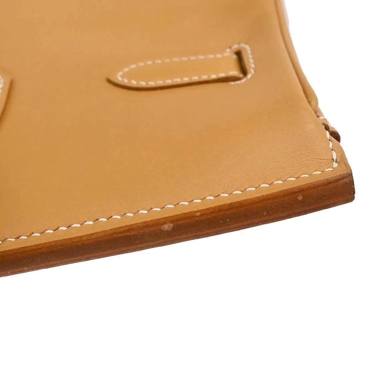 Hermes Hac Birkin Bag Brown Vache Natural With Gold Hardware Neutral Leather Handbag (Pre-Owned)