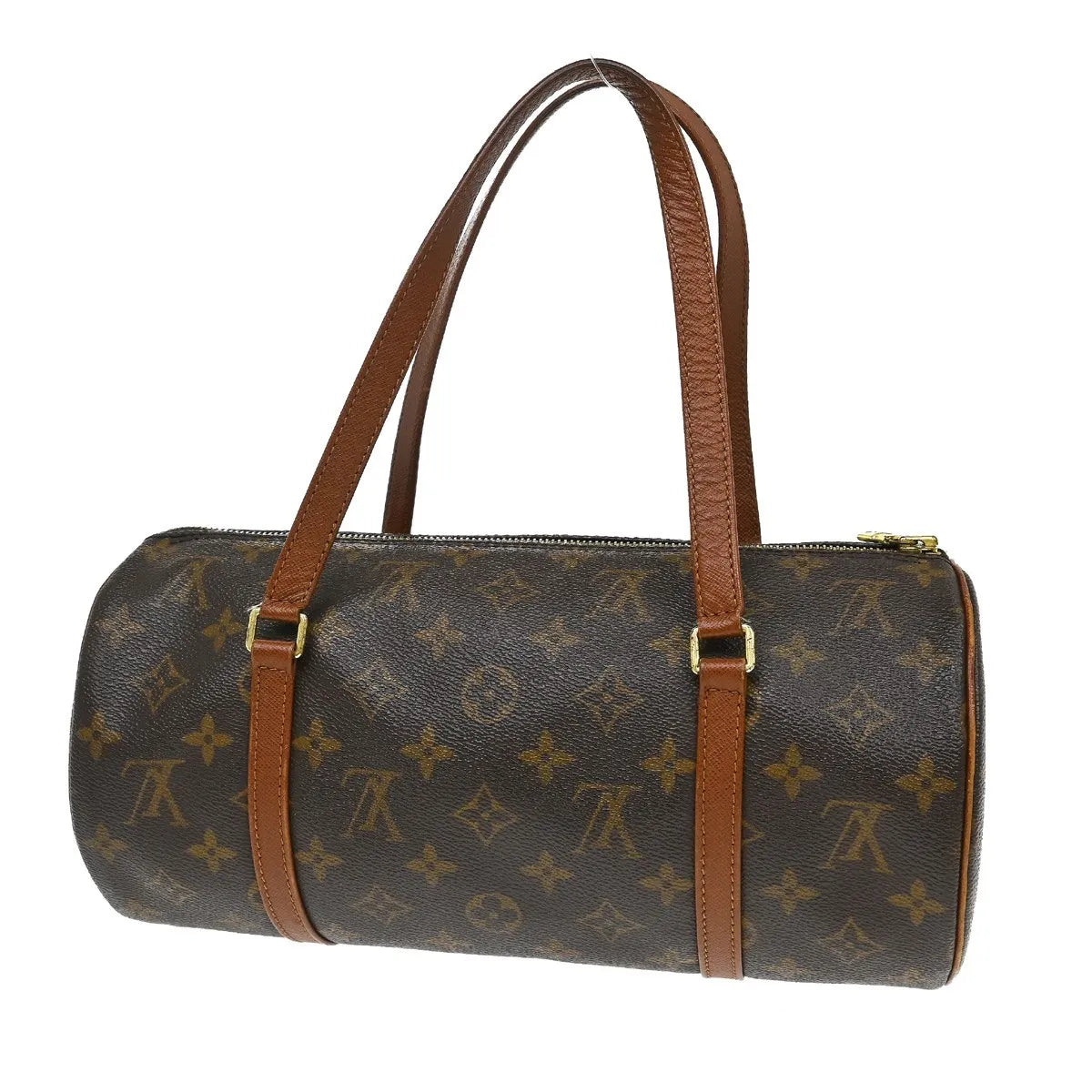 Louis Vuitton Papillon Handbag Monogram Canvas Brown Canvas Handbag (Pre-Owned)