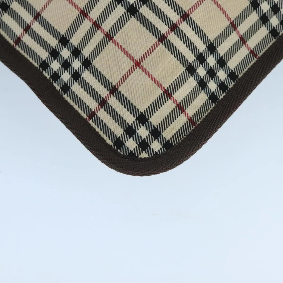 Burberry Nova Check Pochette Canvas Beige Canvas Clutche & Pouche Bag (Pre-Owned)