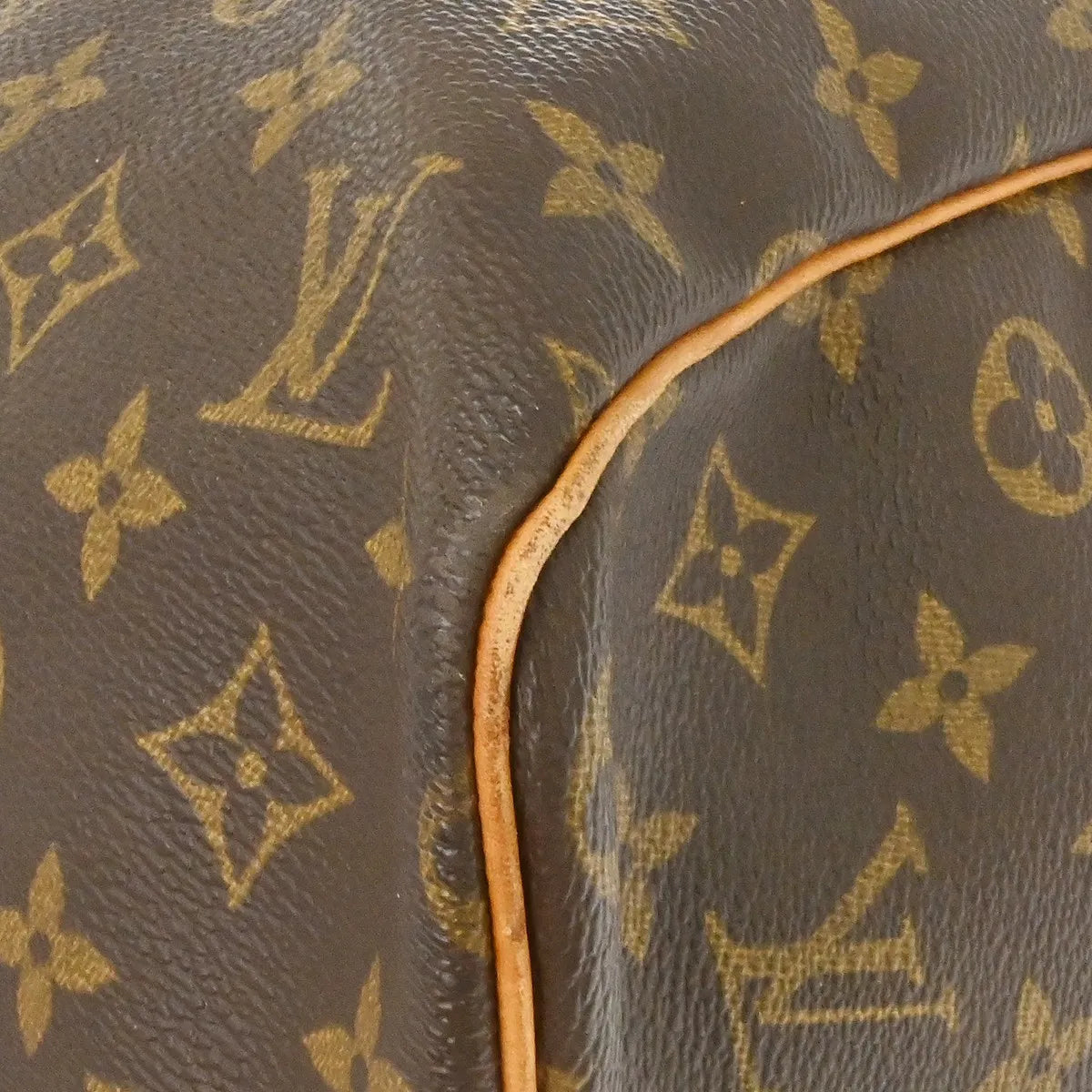 Louis Vuitton Keepall Bag Monogram Canvas Brown Canvas Travel Bag Bag (Pre-Owned)