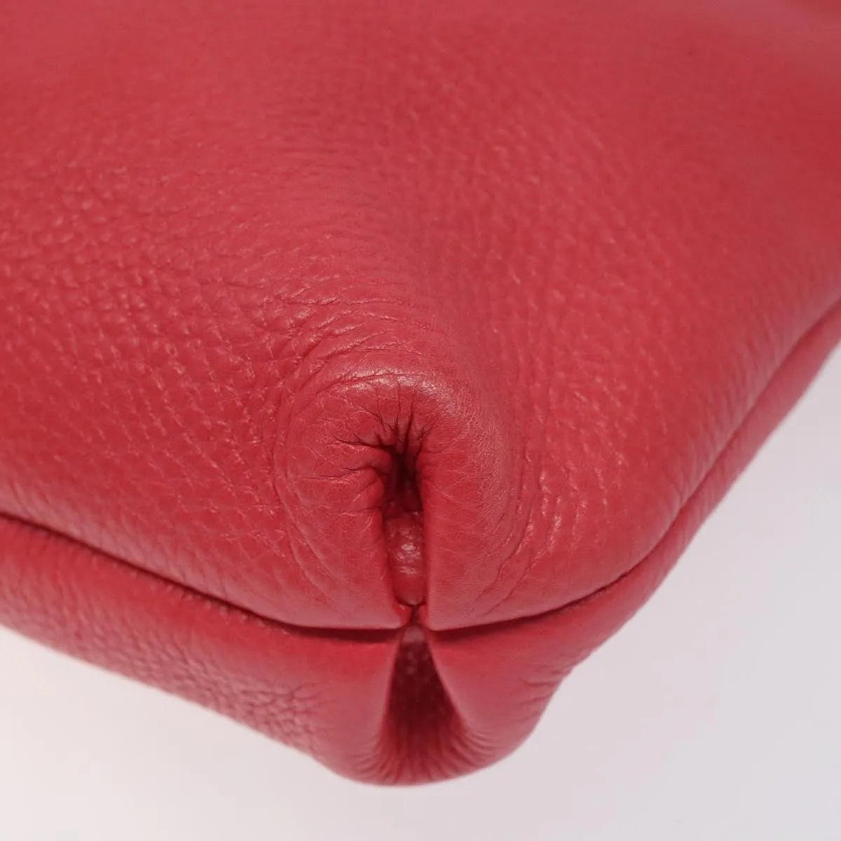 Salvatore Ferragamo Gancini Leather Pink Leather Shoulder Bag Bag (Pre-Owned)