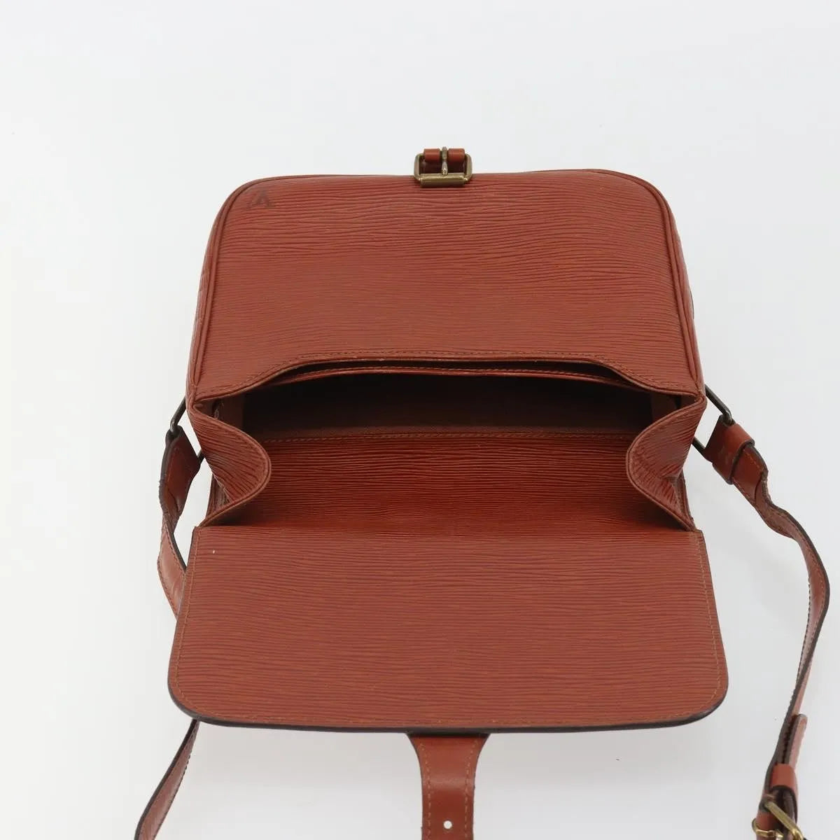 Louis Vuitton Cartouchiere Epi Leather Brown Leather Shoulder Bag Bag (Pre-Owned)