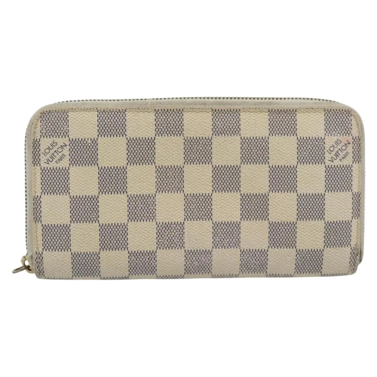 Louis Vuitton Zippy Organizer Damier Ebene Beige Canvas Wallets Accessory (Pre-Owned)