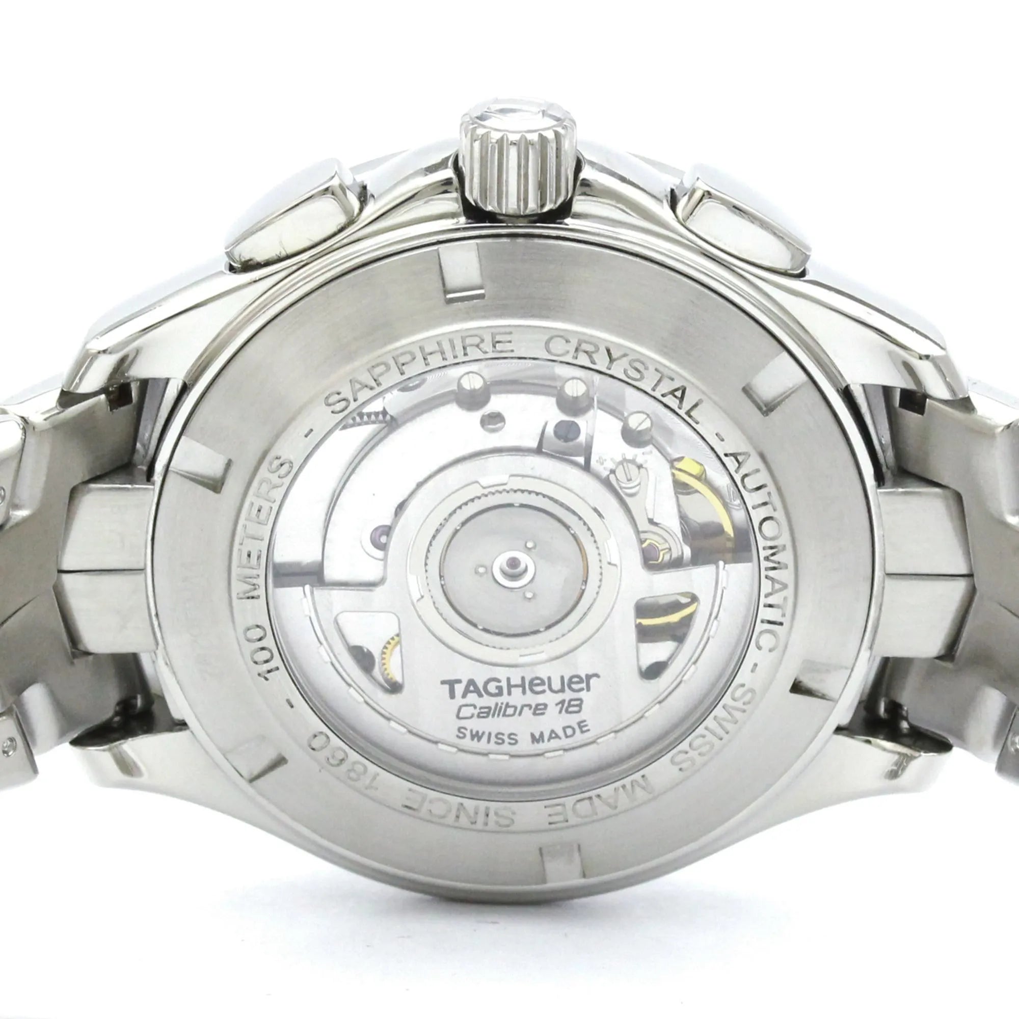 Tag Heuer Link Calibre 18 Automatic Stainless Steel Watch (Pre-Owned)