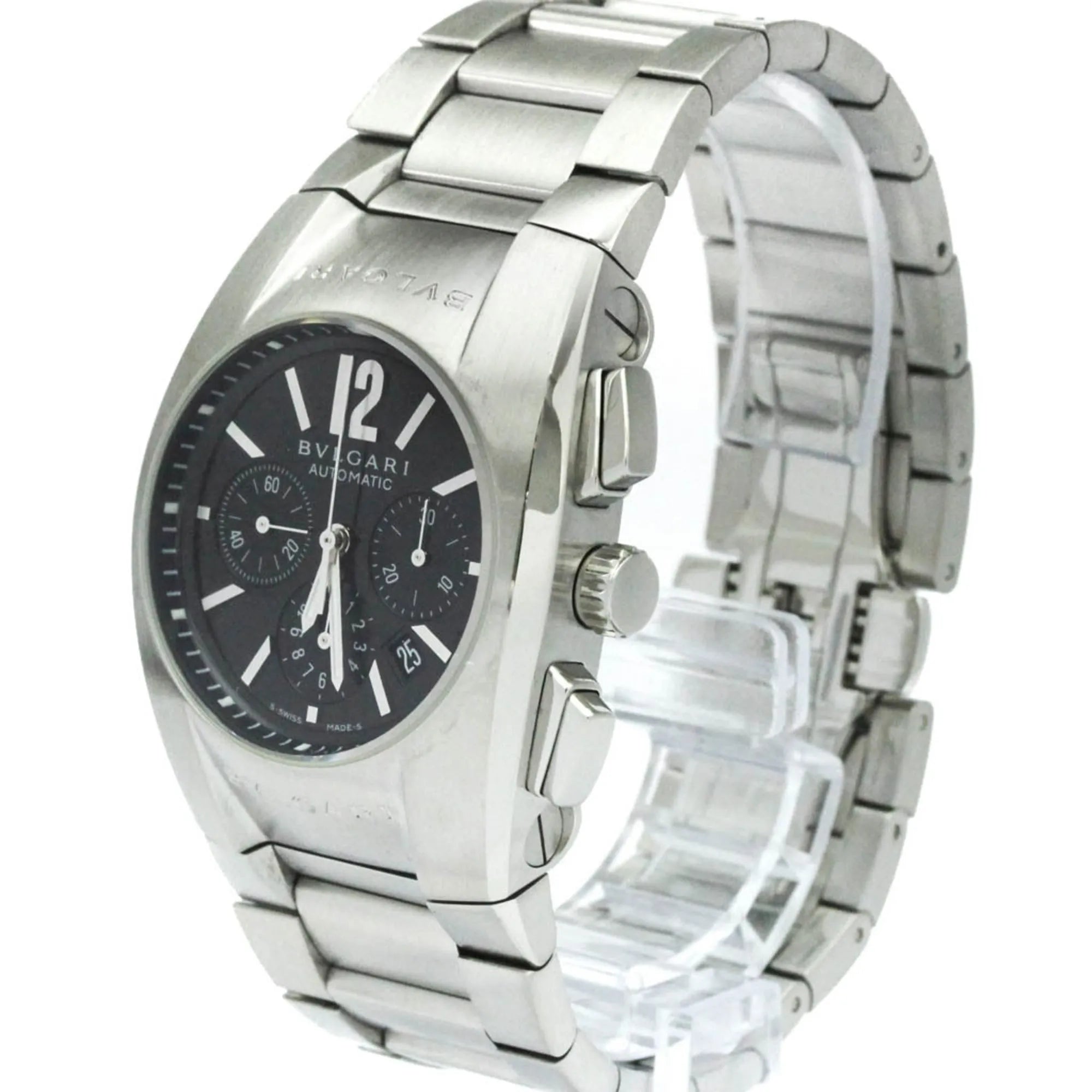 Bvlgari Ergon Chronograph Automatic Stainless Steel Watch (Pre-Owned)