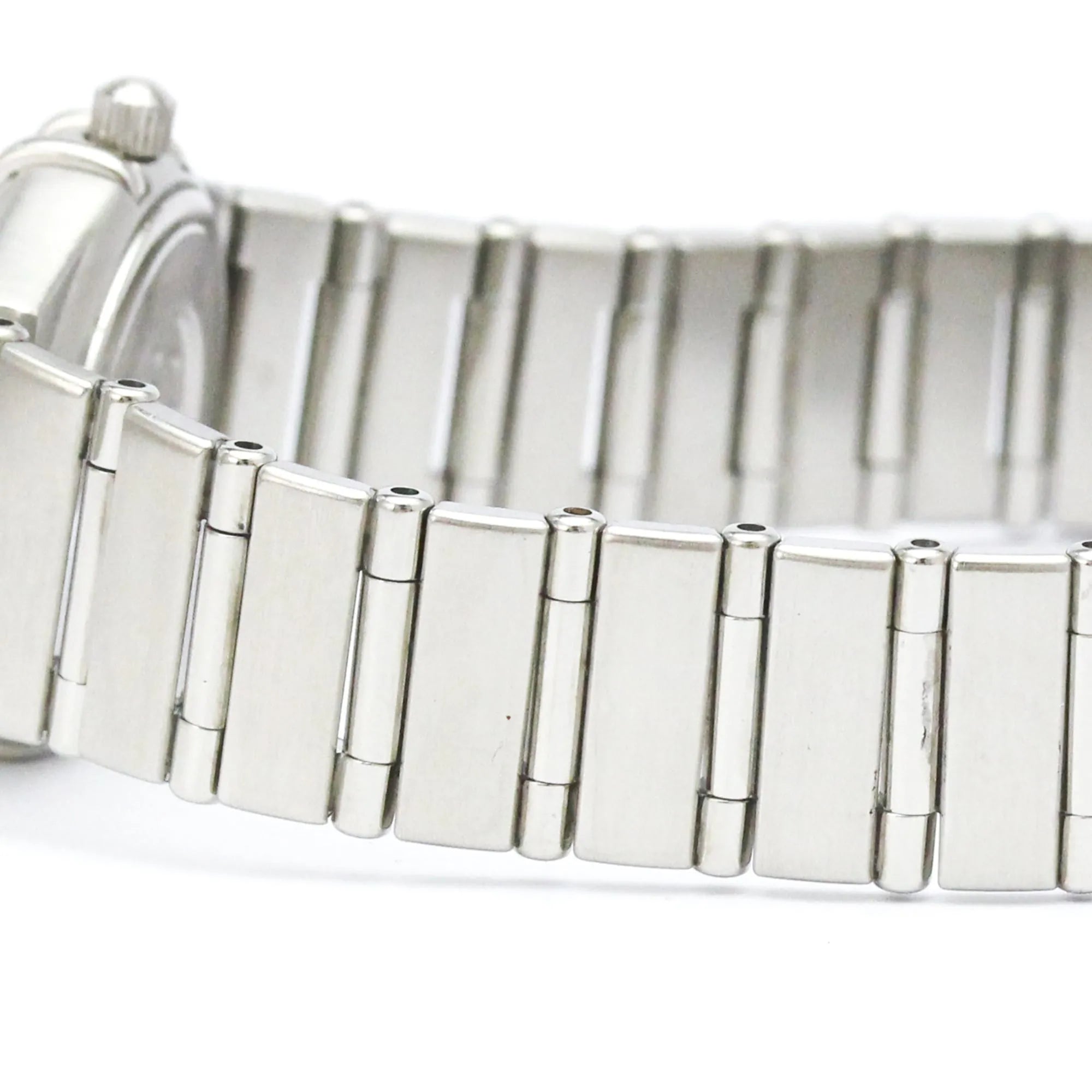 Omega Constellation Quartz Stainless Steel With Diamond Markers And Mother Of Pearl Watch (Pre-Owned)