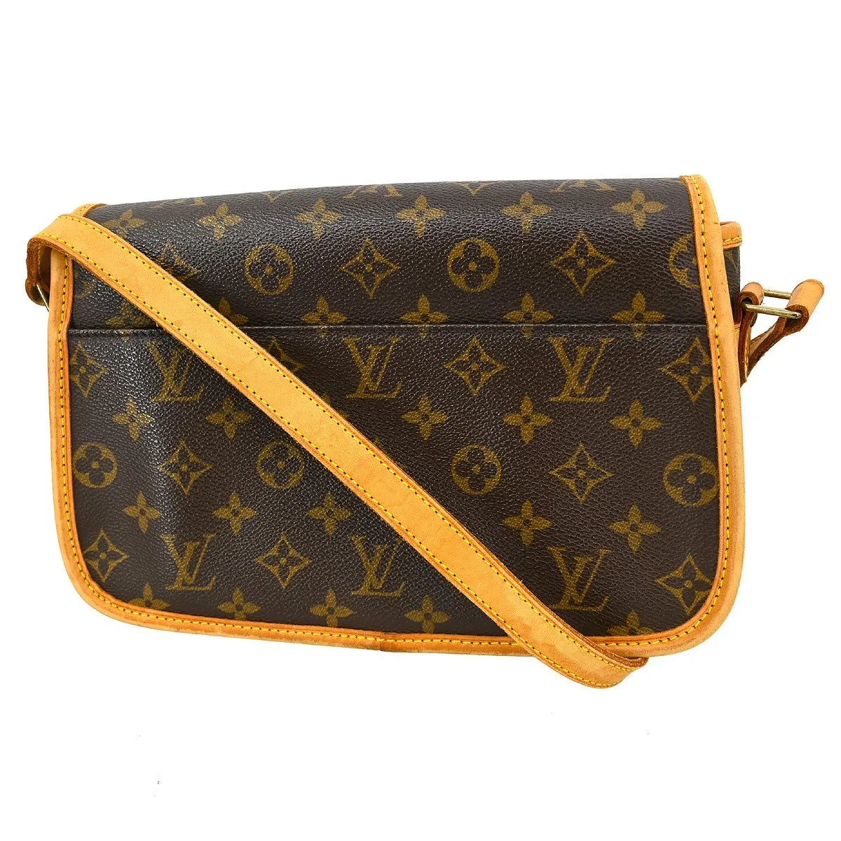 Louis Vuitton Sologne Monogram Canvas Brown Canvas Shoulder Bag Bag (Pre-Owned)