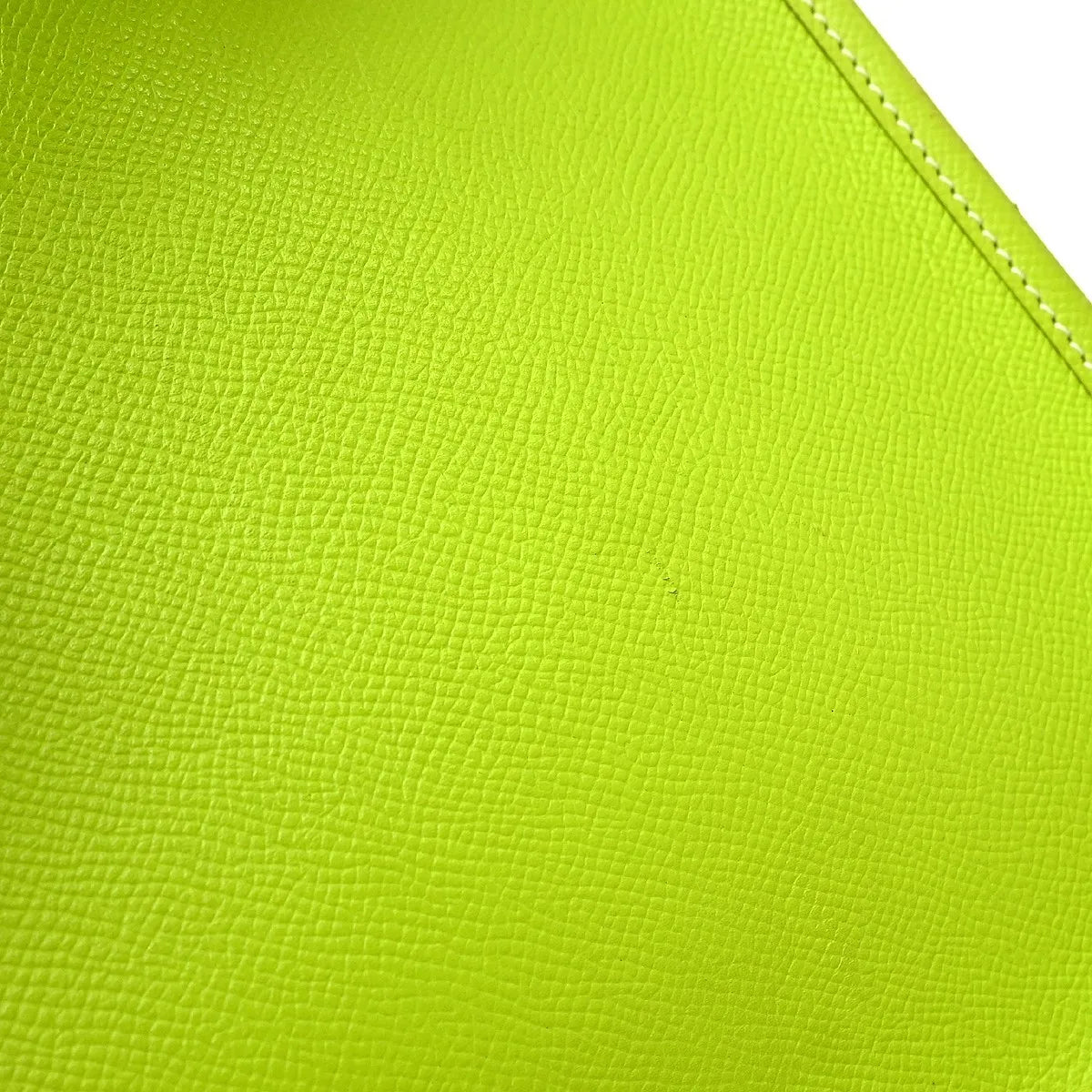 Hermes Evelyne Bag Gen Iii Clemence Green Leather Shoulder Bag Bag (Pre-Owned)