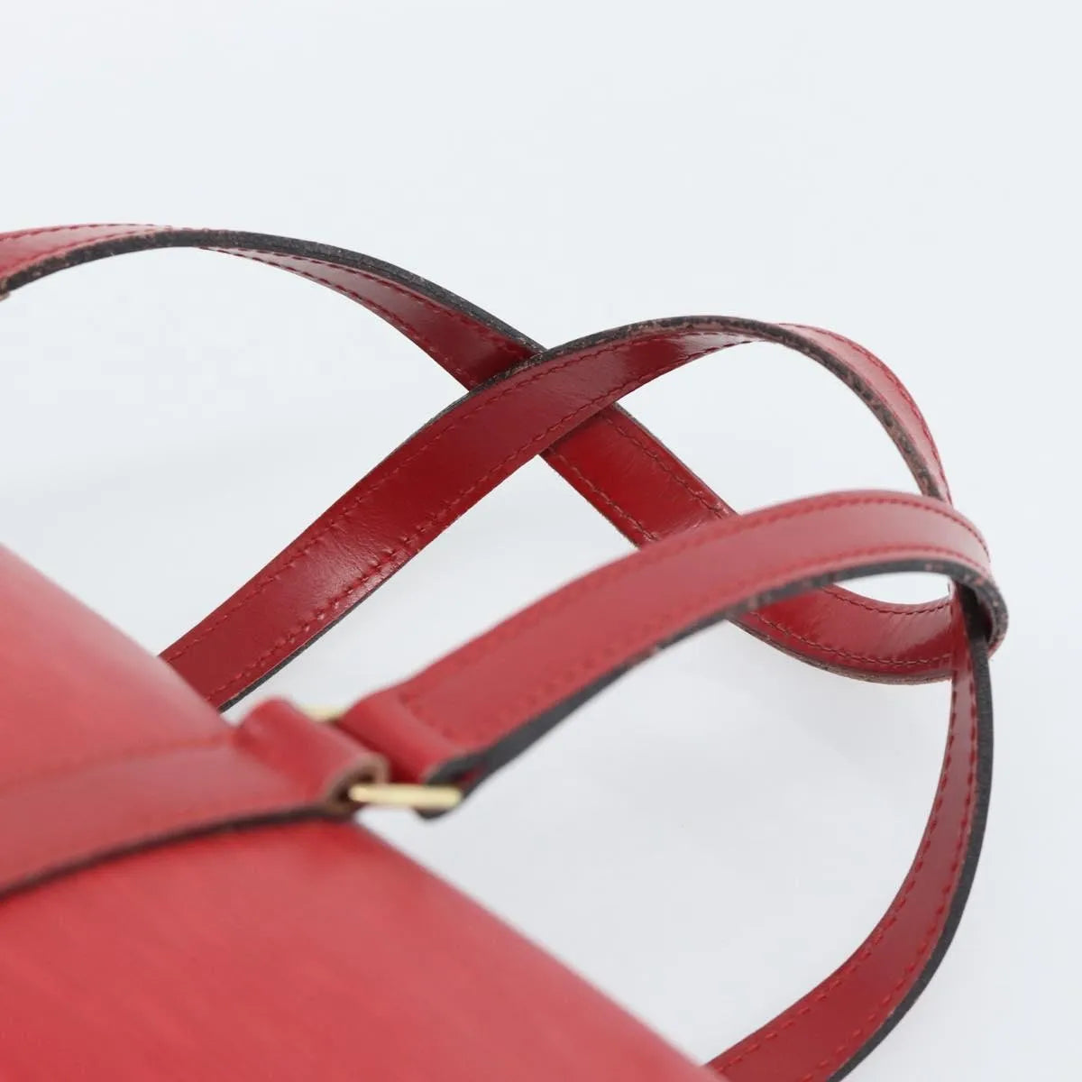 Louis Vuitton Soufflot Epi Leather Red Leather Handbag (Pre-Owned)