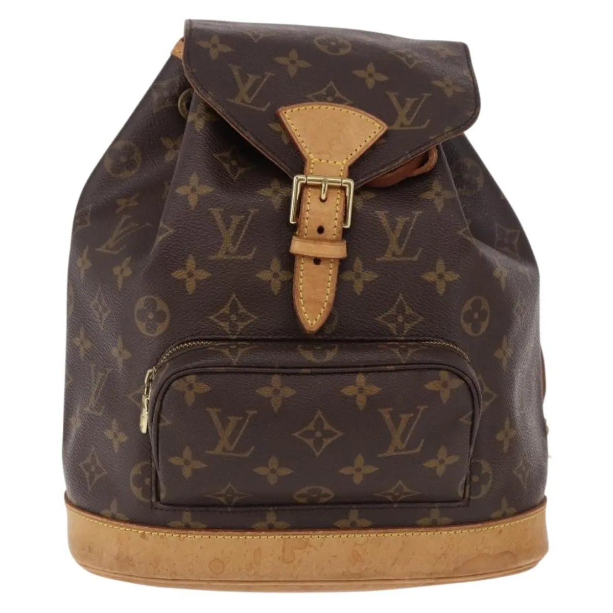 Louis Vuitton Montsouris Monogram Brown Canvas Backpack Bag (Pre-Owned)