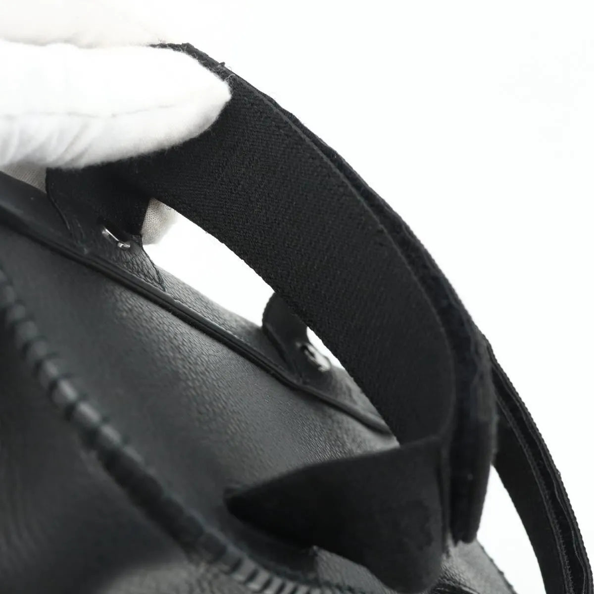 Christian Dior Saddle Pouch Belt Leather Black Leather Clutche & Pouche Bag (Pre-Owned)