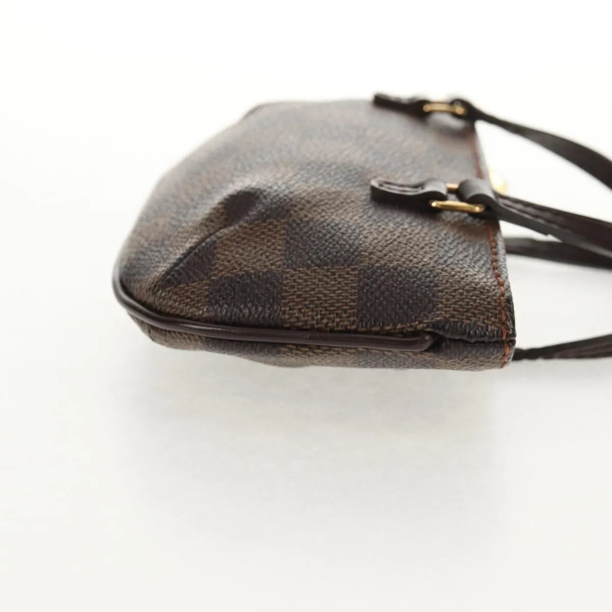 Louis Vuitton Manosque Pochette Damier Brown Canvas Clutche & Pouche Bag (Pre-Owned)