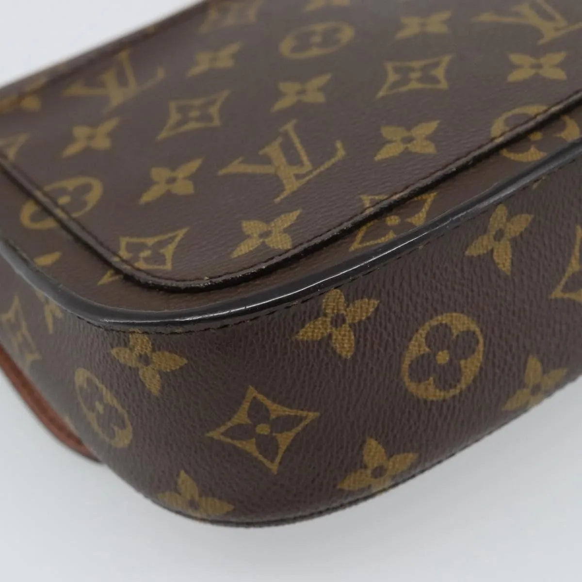 Louis Vuitton Saint Cloud Monogram Canvas Brown Canvas Shoulder Bag Bag (Pre-Owned)