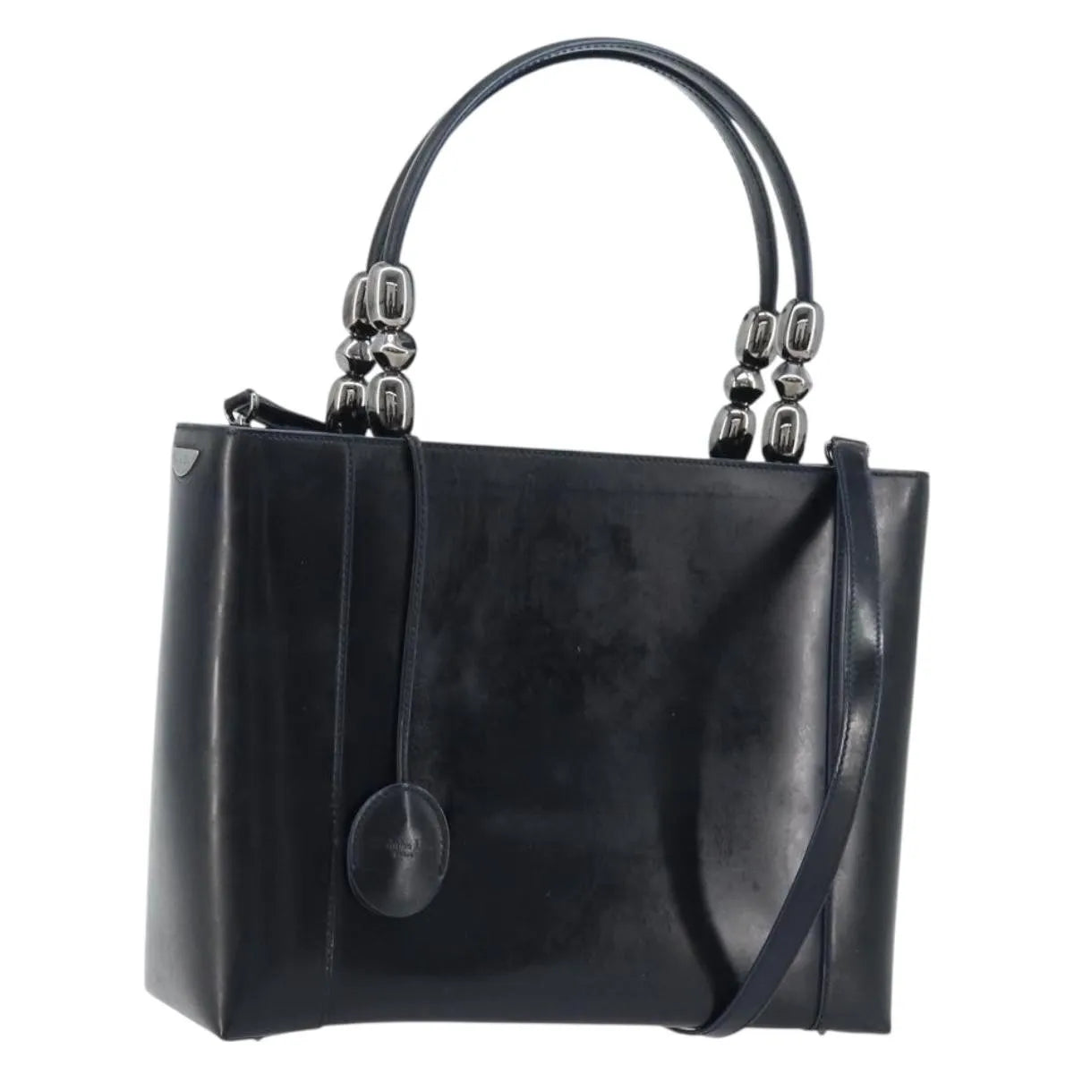 Christian Dior Malice Leather Black Leather Handbag (Pre-Owned)