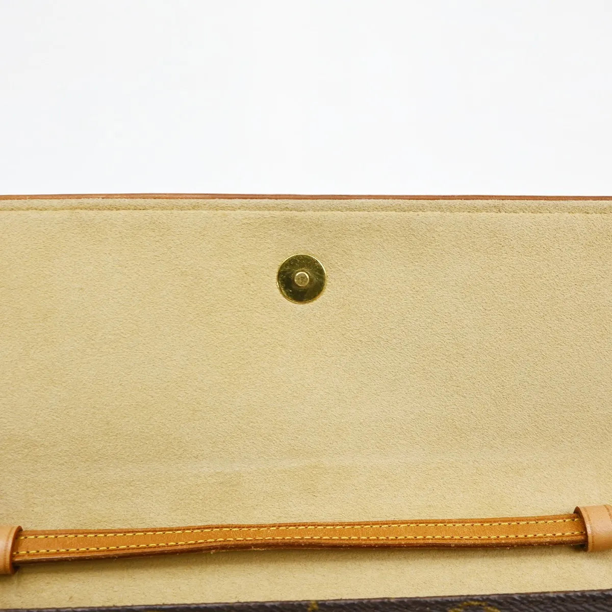 Louis Vuitton Twin Monogram Canvas Brown Canvas Clutche & Pouche Bag (Pre-Owned)