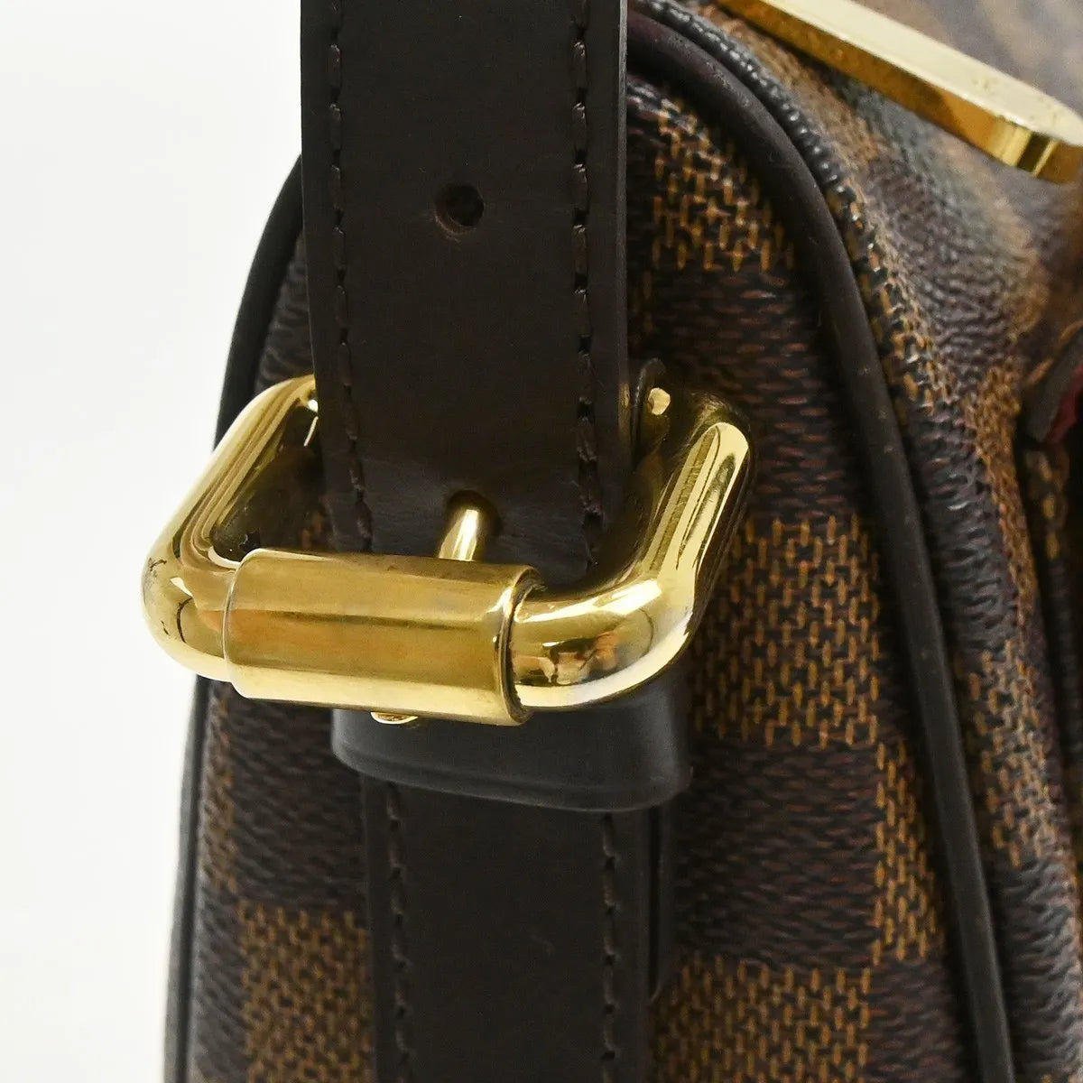 Louis Vuitton Ravello Damier Ebene Brown Canvas Shoulder Bag Bag (Pre-Owned)