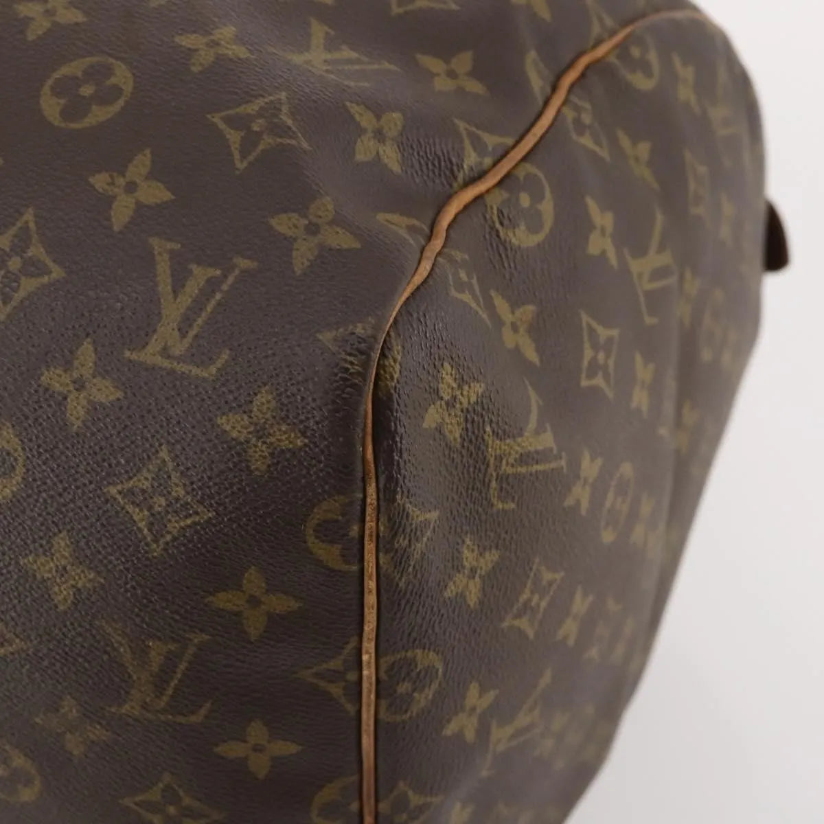 Louis Vuitton Keepall Monogram Canvas Brown Canvas Travel Bag Bag (Pre-Owned)