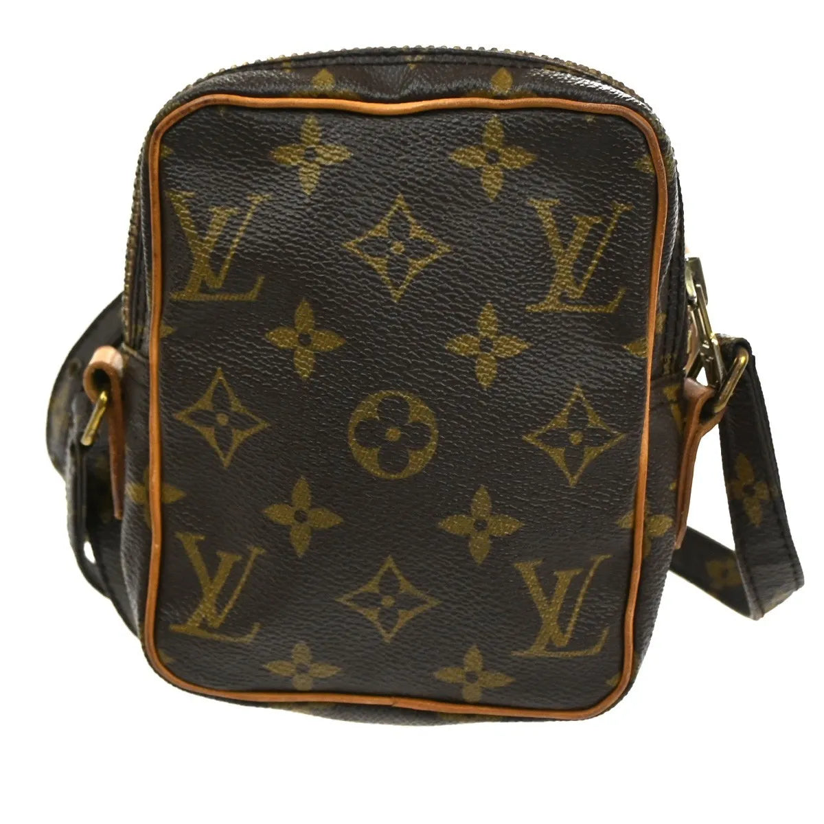 Louis Vuitton Danube Monogram Canvas Brown Canvas Clutche & Pouche Bag (Pre-Owned)