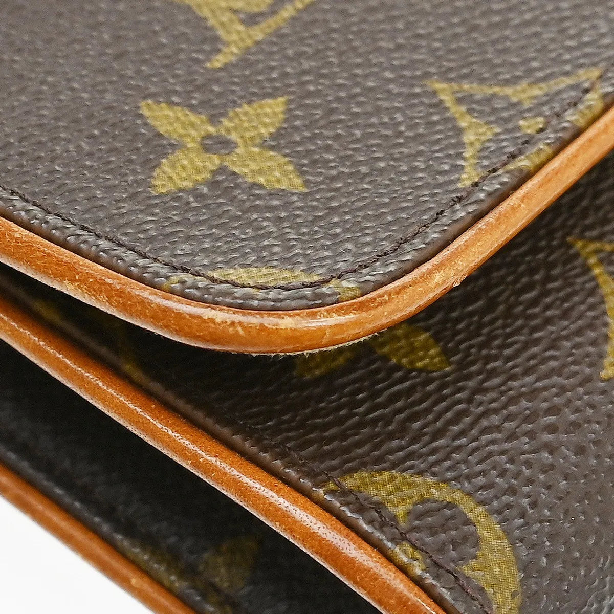 Louis Vuitton Twin Monogram Canvas Brown Canvas Clutche & Pouche Bag (Pre-Owned)